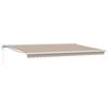 vidaXL Markise Beige 500 x 300 x 165 cm Polyester und Aluminium