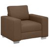 vidaXL Sofa-Sessel Braun 100 cm Stoff
