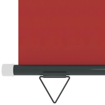 vidaXL Balkon-Seitenmarkise 122x250 cm Rot