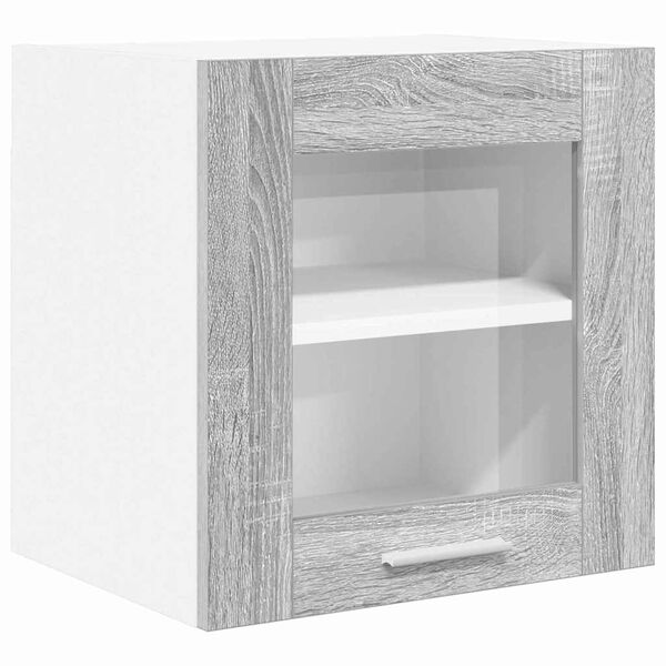 vidaXL H&auml;ngeschrank Graues Sonoma 40 x 31 x 40 cm Holzwerkstoff