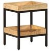 vidaXL Beistelltisch Braun 35 x 35 x 45 cm Massivholz Mango