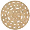 vidaXL Teppich Handgefertigt Geflochten Jute 150 cm