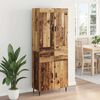 vidaXL Highboard mit Schubladen 2 pcs Altholz Holzwerkstoff