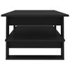 vidaXL Couchtisch Schwarz 110x55x42 cm Holzwerkstoff