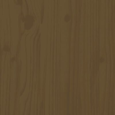 vidaXL Massivholzbett Honigbraun Kiefer 150x200 cm