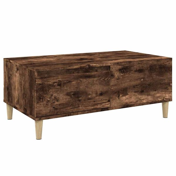 vidaXL Couchtisch R&auml;uchereiche 90x50x36,5 cm Holzwerkstoff