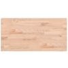 vidaXL Waschtischplatte 80x40x2,5 cm Massivholz Buche