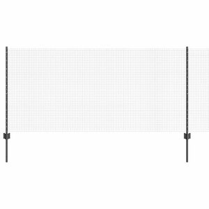 vidaXL Schwei&szlig;drahtzaun mit Pfosten 50 x 1 m (B x H)