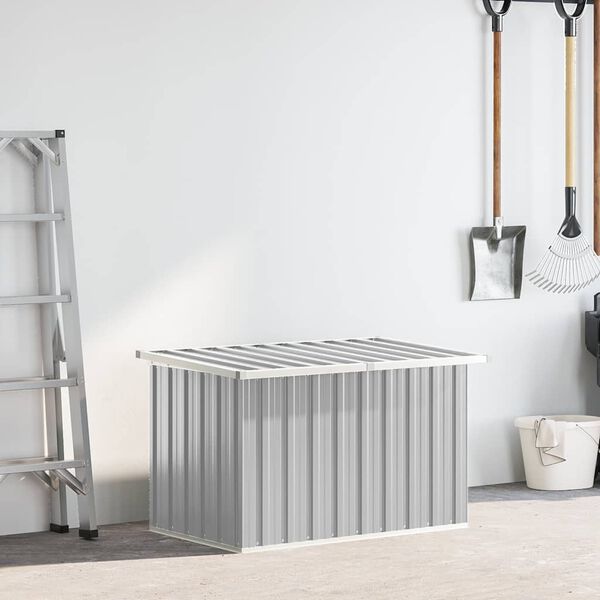 vidaXL Gartenbox Grau 109x67x65 cm