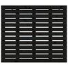 vidaXL Wand-Kopfteil Schwarz 81x3x91,5 cm Massivholz Kiefer