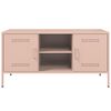 vidaXL TV-Schrank Rosa 100,5x39x50,5 cm Stahl