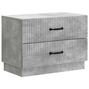 vidaXL Nachttisch Betongrau 62 x 34,5 x 44,5 cm Holzwerkstoff