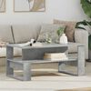 vidaXL Couchtisch Beton Grau 90 x 50 x 40 cm Holzwerkstoff