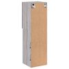 vidaXL TV-Schrank mit LED-Leuchten Grau Sonoma 30,5x30x102 cm