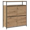 vidaXL Schuhschrank 100 x 34 x 112 cm Holzwerkstoff Artisan-Eiche