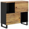 vidaXL Sideboard mit 2 T&uuml;ren 80x33x75 cm Massivholz Mango