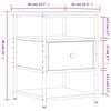 vidaXL Nachttisch Grau Sonoma-Eiche 40x42x56 cm Holzwerkstoff