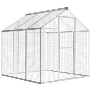 vidaXL Au&szlig;envoliere Aluminium 183x178x194 cm
