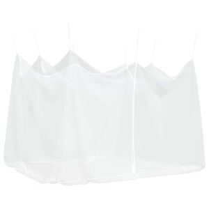 vidaXL Moskitonetz f&uuml;r den Au&szlig;enbereich 220 Maschen Wei&szlig; 300x300x250cm