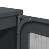 vidaXL Sideboard Anthrazit 36x39x107 cm Kaltgewalzter Stahl