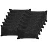 vidaXL Kissenbezug 12 stk. HOUTEN Anthrazit 40 x 80 cm Chenille-Stoff