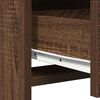 vidaXL Schminktisch mit Regal Braun 78,5 x 41 x 135 cm Holzwerkstoff