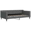vidaXL Tagesbett Dunkelgrau 90x190 cm Stoff
