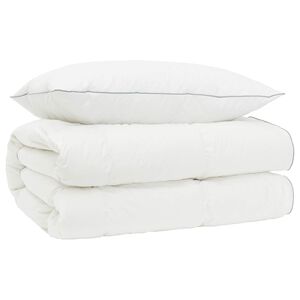 vidaXL G&auml;nsedaunen-Bettdecken-Set 90% FULDA 2 stk. 135 x 200 cm Wei&szlig;