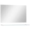 vidaXL Wandspiegel mit Regal 100&times;60 cm Hartglas