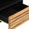 vidaXL TV-Schrank 80x34x46 cm Raues Massivholz Mango
