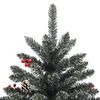 vidaXL K&uuml;nstlicher Weihnachtsbaum Gr&uuml;n 120 cm PVC, Plastik und Stahl