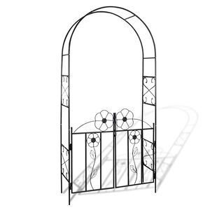 Gartentor Rosenbogen Rankgitter Rosens&auml;ule Spalier Pergola