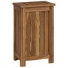 vidaXL W&auml;schekorb Natur 35 x 25 x 60 cm Massivholz Teak
