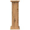 vidaXL Postament mit Stauraum Artisan-Eiche 31x30x90 cm Holzwerkstoff