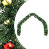 vidaXL Weihnachtsgirlande Geschm&uuml;ckt mit Kugeln 5 m