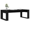 vidaXL Couchtisch Schwarz Eichen-Optik 102 x 50 x 35 cm Holzwerkstoff