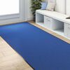 vidaXL Fußmatte Blau und Schwarz 120 x 250 cm Polyamid und PVC