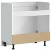 vidaXL Spülenunterschrank Porto Weiß 80x46x81,5 cm Holzwerkstoff