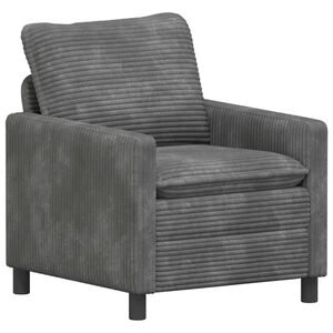 vidaXL Sofa Hellgrau 76 x 81 x 87,5 cm Polyester