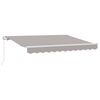 vidaXL Einziehbare Markise Hellgrau 250 x 200 cm Stoff