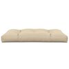 vidaXL Palettenkissen Beige 120x80x12 cm Stoff