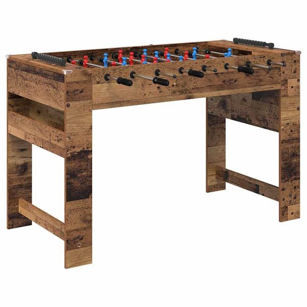 vidaXL Tischfu&szlig;balltisch Altholz 125 x 60,5 x 80 cm Holzwerkstoff