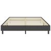 vidaXL Boxspring-Bettgestell Grau Stoff 140x200 cm