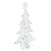 vidaXL Weihnachtsbaum mit 160 LEDs Mehrfarbig 150 cm Acryl