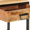 vidaXL Nachttisch Braun 40 x 35 x 50 cm Massives Mango Holz und Metall