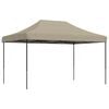 vidaXL Partyzelt Faltbar Pop-Up Taupe 440x292x315 cm