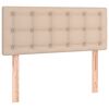 vidaXL Kopfteil Cappuccino-Braun 90x5x78/88 cm Kunstleder