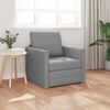 vidaXL Schlafsofa 60cm Hellgrau Stoff