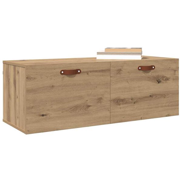 vidaXL Wandschrank Artisan-Eiche 100 x 36,5 x 35 cm Holzwerkstoff