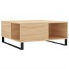 vidaXL Couchtisch Sonoma-Eiche 80x80x36,5 cm Holzwerkstoff